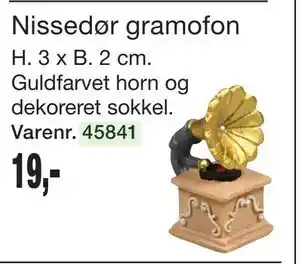 Harald Nyborg Nissedør gramofon tilbud