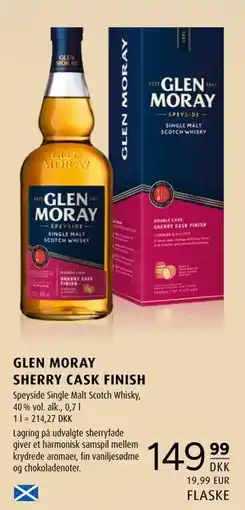 Scandinavian Park GLEN MORAY SHERRY CASK FINISH tilbud
