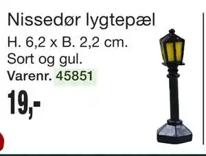 Harald Nyborg Nissedør lygtepæl tilbud
