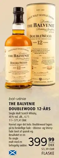 Scandinavian Park THE BALVENIE DOUBLEWOOD 12-ÅRS tilbud