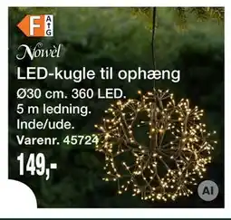 Harald Nyborg LED-kugle til ophæng tilbud