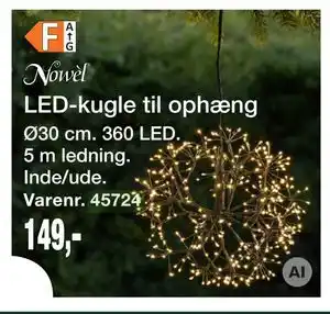 LED-kugle til ophæng