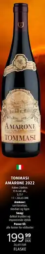 Scandinavian Park TOMMASI AMARONE 2022 tilbud