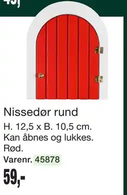 Harald Nyborg Nissedør rund tilbud