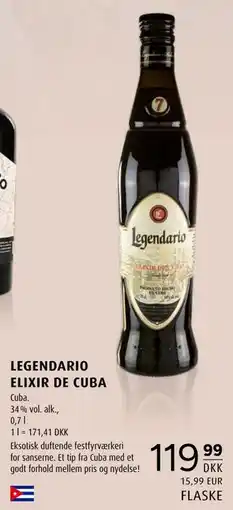 Scandinavian Park LEGENDARIO ELIXIR DE CUBA tilbud