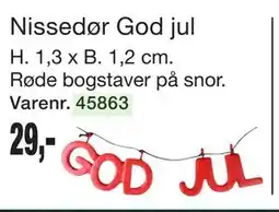 Harald Nyborg Nissedør God jul tilbud