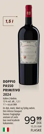 Scandinavian Park DOPPIO PASSO PRIMITIVO 2024 tilbud