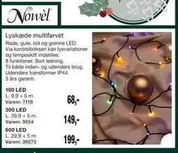 Harald Nyborg Lyskæde multifarvet tilbud