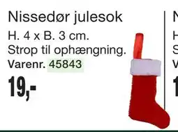 Harald Nyborg Nissedør julesok tilbud