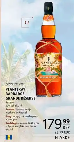 Scandinavian Park PLANTERAY BARBADOS GRANDE RÉSERVE tilbud