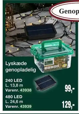 Harald Nyborg Lyskæde genopladelig tilbud