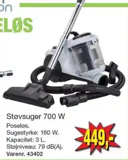 Harald Nyborg Støvsuger 700 W tilbud