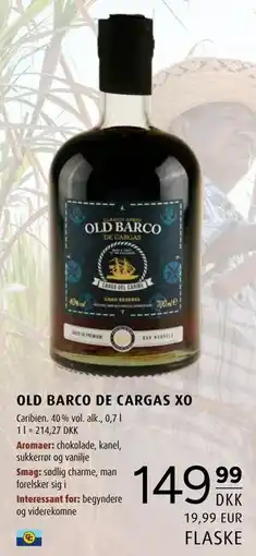 Scandinavian Park OLD BARCO DE CARGAS XO tilbud