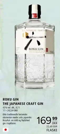 Scandinavian Park ROKU GIN THE JAPANESE CRAFT GIN tilbud