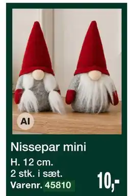 Harald Nyborg Nissepar mini tilbud