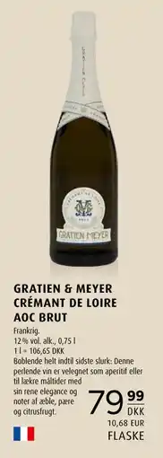 Scandinavian Park GRATIEN & MEYER CRÉMANT DE LOIRE AOC BRUT tilbud