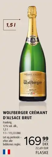 Scandinavian Park WOLFBERGER CRÉMANT D'ALSACE BRUT tilbud
