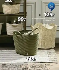 JYSK BREKKE kurv tilbud