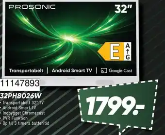 Prosonic Transportabelt 32" TV