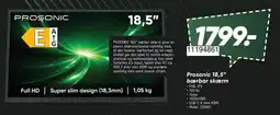 Bilka Prosonic 18,5" bærbar skærm tilbud