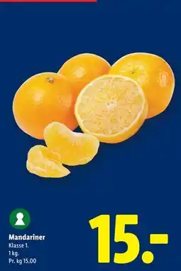 Lidl Mandariner tilbud