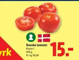 Lidl Danske tomater tilbud