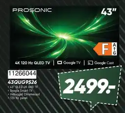Bilka Prosonic 43" QLED 4K UHD TV tilbud
