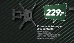 Bilka Prosonic tv beslag m. drej BEM2365 tilbud