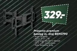 Bilka Prosonic premium beslag m. drej BEM3790 tilbud