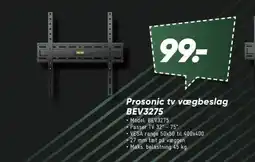Bilka Prosonic tv vægbeslag BEV3275 tilbud