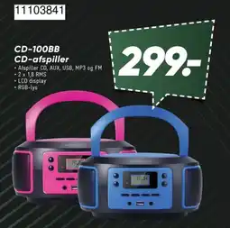 Bilka Prosonic CD-100BB CD-afspiller tilbud