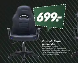 Bilka Prosonic Børne gamerstol tilbud