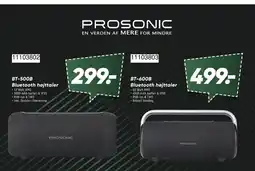 Bilka Prosonic Bluetooth højttaler BT-500B tilbud