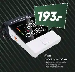 Bilka Hvid blodtryksmåler tilbud