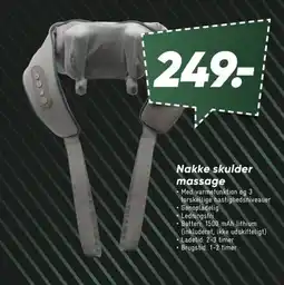 Bilka Nakke skulder massage tilbud
