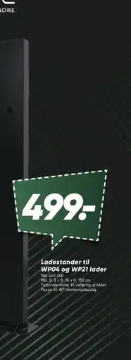 Bilka Ladestander til WP04 og WP21 lader tilbud