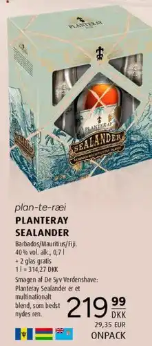 Scandinavian Park Planteray Sealander (gaveæske) tilbud