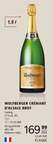 Scandinavian Park Wolfberger Crémant d'Alsace Brut tilbud