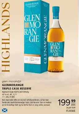 Scandinavian Park GLENMORANGIE TRIPLE CASK RESERVE tilbud