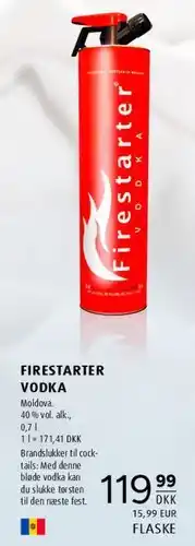 Scandinavian Park Firestarter Vodka tilbud