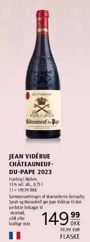 Scandinavian Park Jean Vidérué Châteauneuf-du-Pape 2023 tilbud