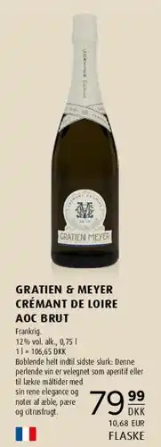 Scandinavian Park Gratien & Meyer Crémant de Loire AOC Brut tilbud