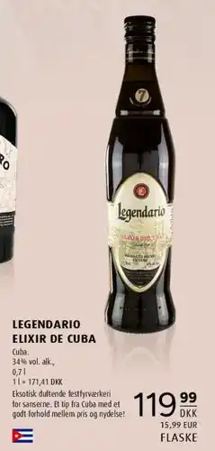 Scandinavian Park Legendario Elixir de Cuba tilbud