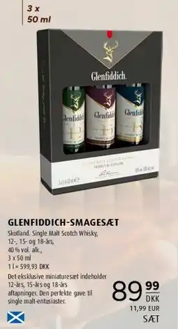 Scandinavian Park GLENFIDDICH-SMAGESET tilbud