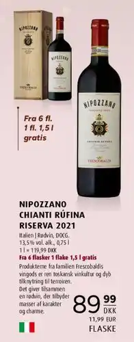 Scandinavian Park Nipozzano Chianti Rufina Riserva 2021 tilbud