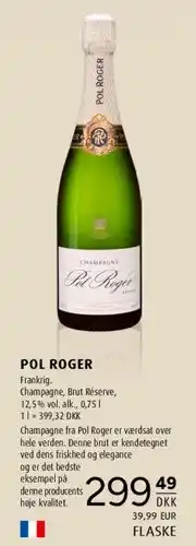 Scandinavian Park Pol Roger Brut Réserve tilbud