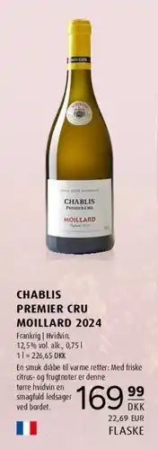 Scandinavian Park Chablis Premier Cru Moillard 2024 tilbud
