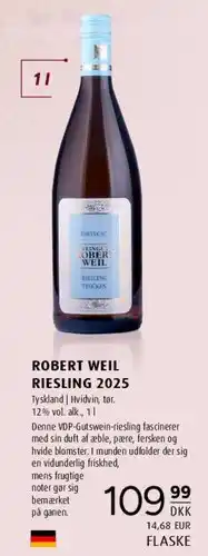 Scandinavian Park Robert Weil Riesling 2025 tilbud