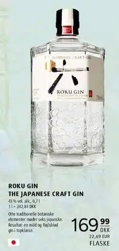 Scandinavian Park ROKU GIN - THE JAPANESE CRAFT GIN tilbud