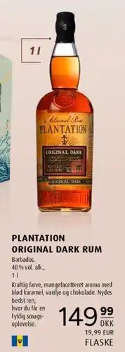 Scandinavian Park Plantation Original Dark Rum tilbud